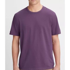 Vince Men's Purple Plum Crew-Neck Short Sleeve T-Shirt SIZE SMALL